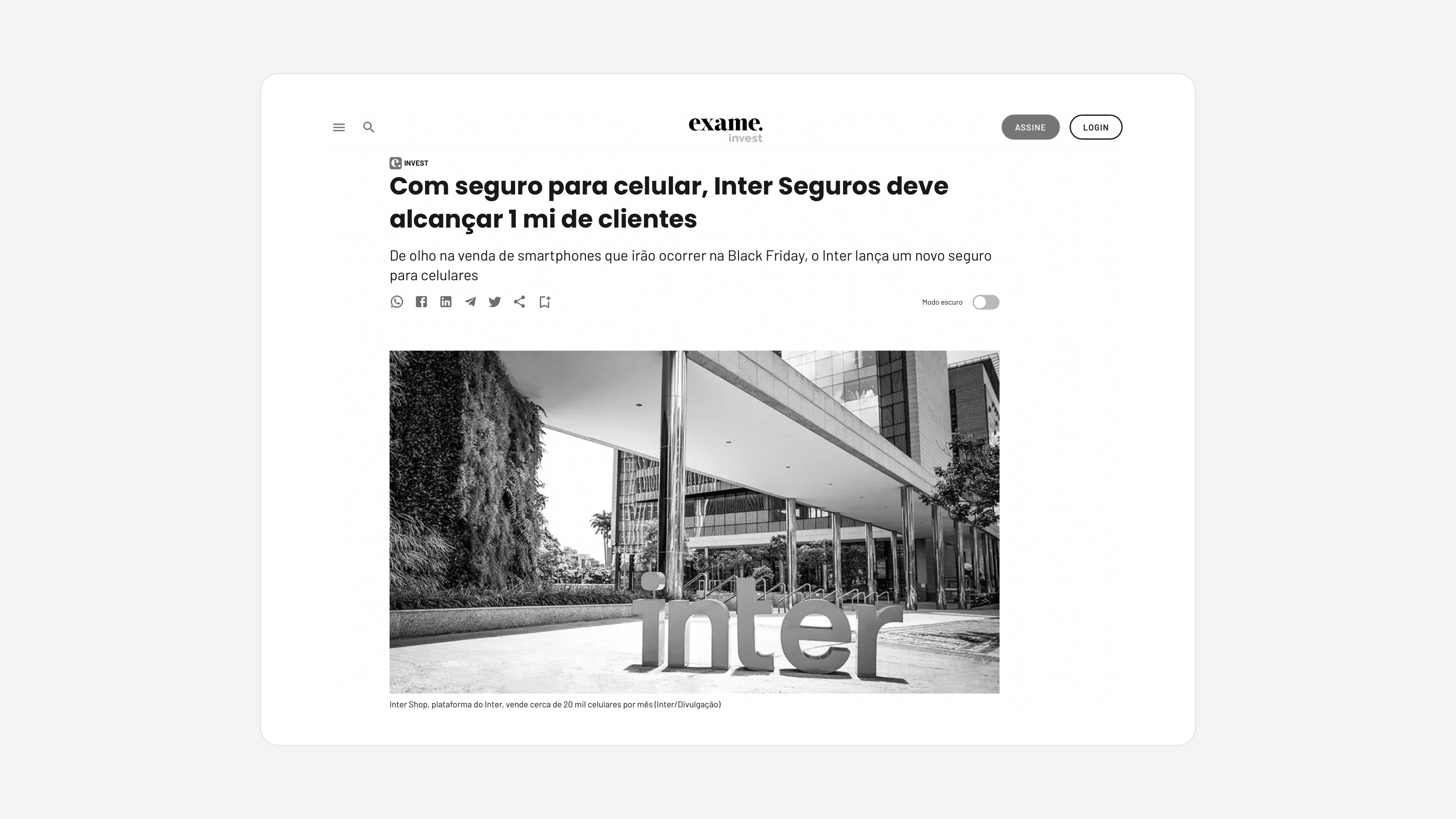 Artigo sobre seguro celular